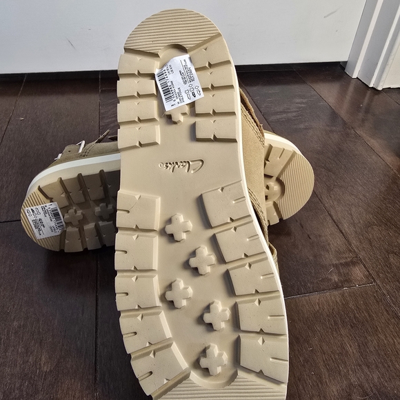 Clarks Suede Sandals with Buckle - Picture 6 of 8